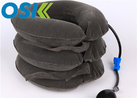 Adjustable Cervical Support Brace Sofe Inflatable Flannel / Rubber Material