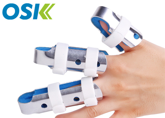 3 Sizes Flexible Finger Splint , Soft Foam Broken Finger Wrap Customized Logo
