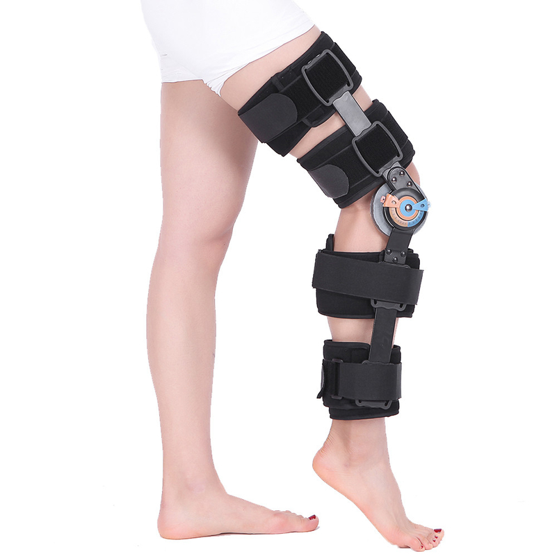 Pos T- Op Hinged Knee Immobilizer Adjustable Orthopedic Leg Brace Knee Brace With CE