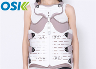 Thoracic Spinal Orthosis Back Brace With Tightness Adjustable Straps Gray / White