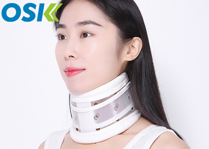 White / Skin Color Cervical Support Brace Foams Plastic Material CE Approved