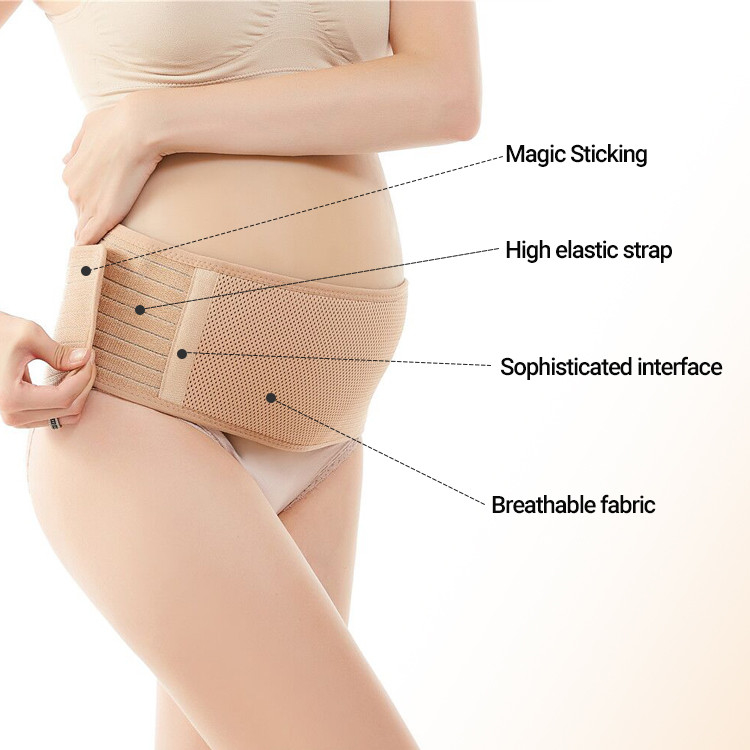 Mommy Belt Reduce Back Pain Medical Maternity Support Belt Neoprene / Fish Ribbon Material